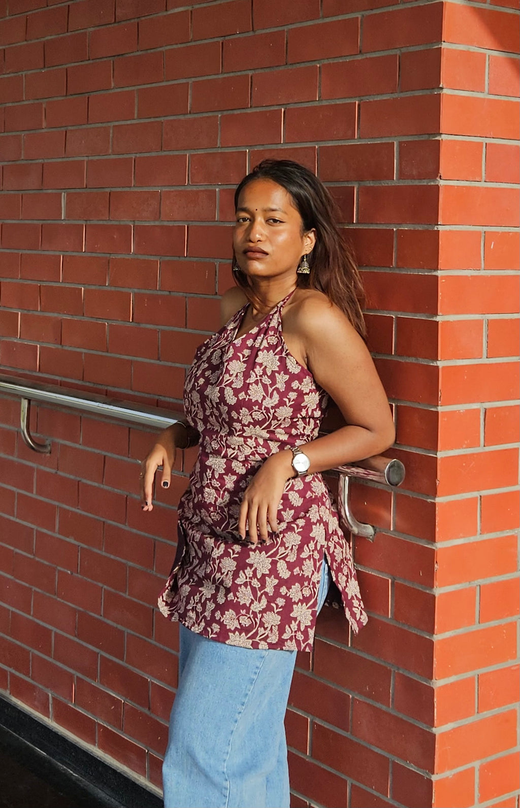 Ember Halter Neck Kurti